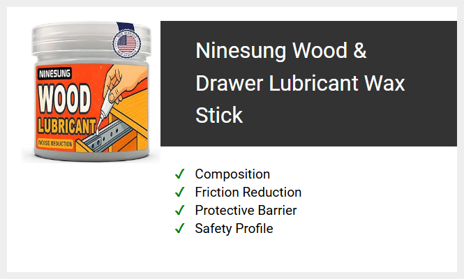 Ninesung Wood & Drawer Lubricant Wax Stick