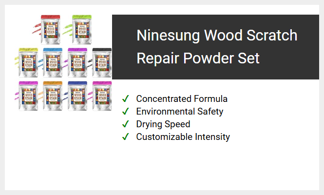 Ninesung Wood Scratch Repair Powder Set