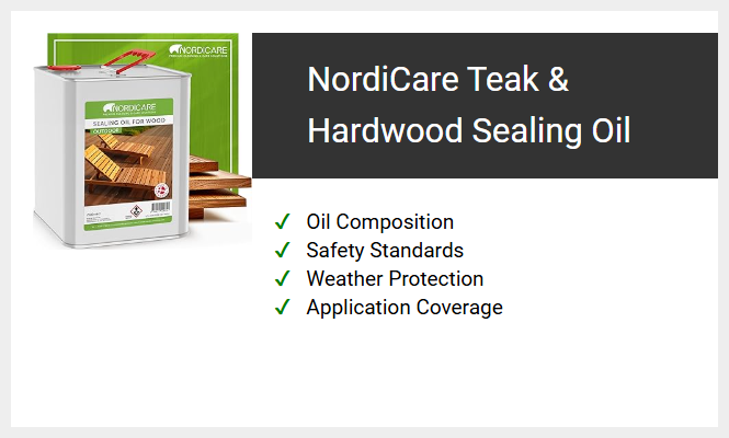 NordiCare Teak & Hardwood Sealing Oil