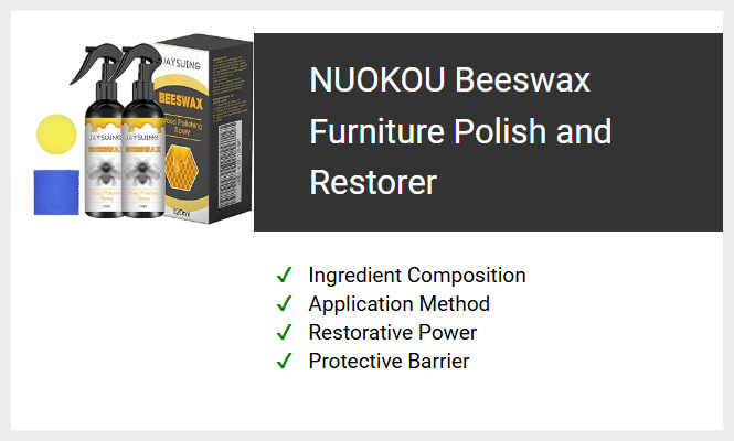 NUOKOU Beeswax Furniture Polish and Restorer