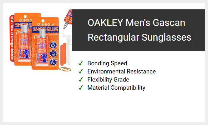 OAKLEY Men's Gascan Rectangular Sunglasses