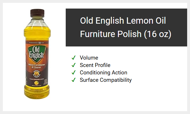 Old English Lemon Oil Furniture Polish (16 oz)