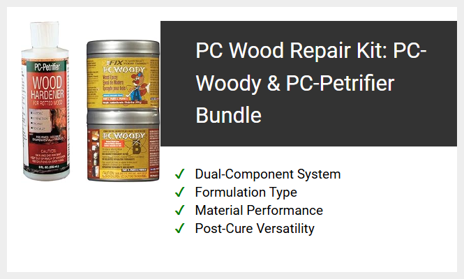 PC Wood Repair Kit: PC-Woody & PC-Petrifier Bundle