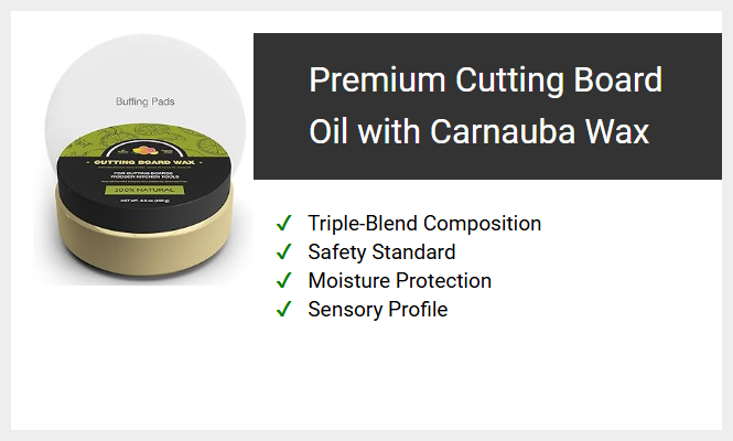 Premium Cutting Board Oil with Carnauba Wax