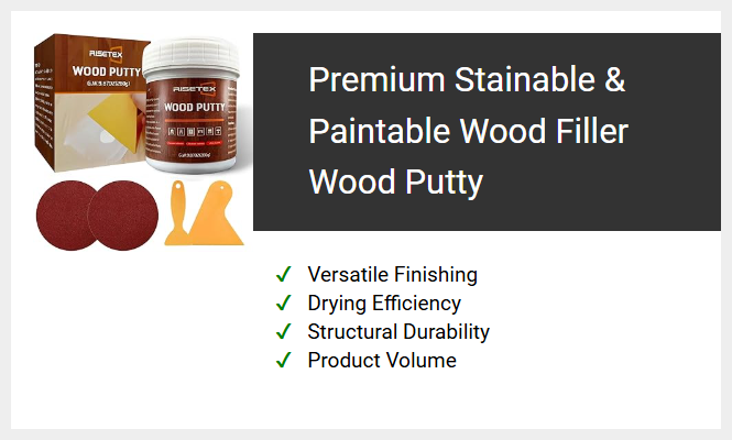 Premium Stainable & Paintable Wood Filler Wood Putty