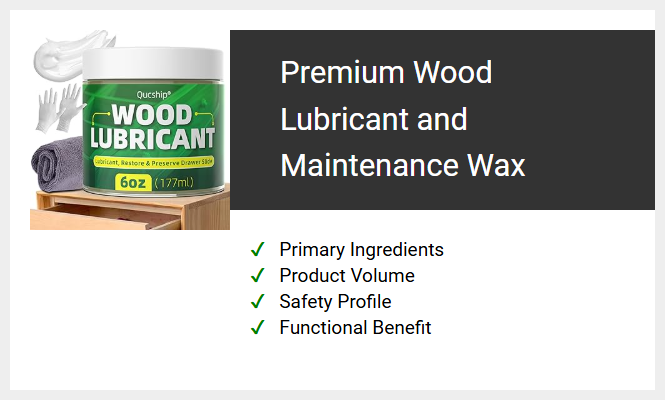 Premium Wood Lubricant and Maintenance Wax