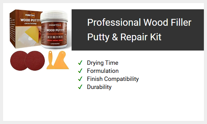 Professional Wood Filler Putty & Repair Kit