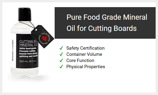 Pure Food Grade Mineral Oil for Cutting Boards