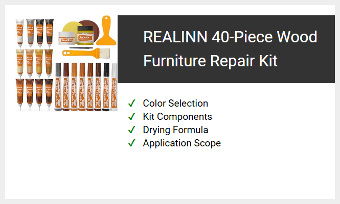REALINN 40-Piece Wood Furniture Repair Kit