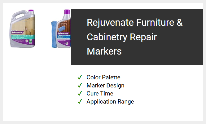 Rejuvenate Furniture & Cabinetry Repair Markers