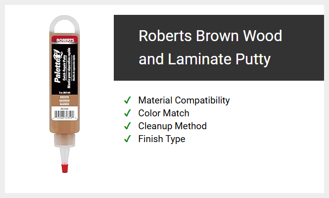 Roberts Brown Wood and Laminate Putty
