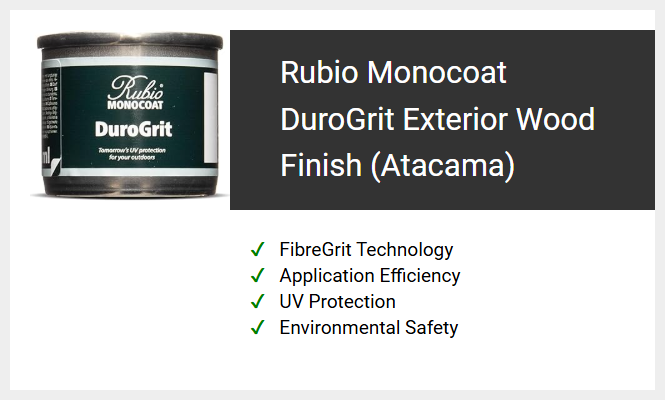 Rubio Monocoat DuroGrit Exterior Wood Finish (Atacama)