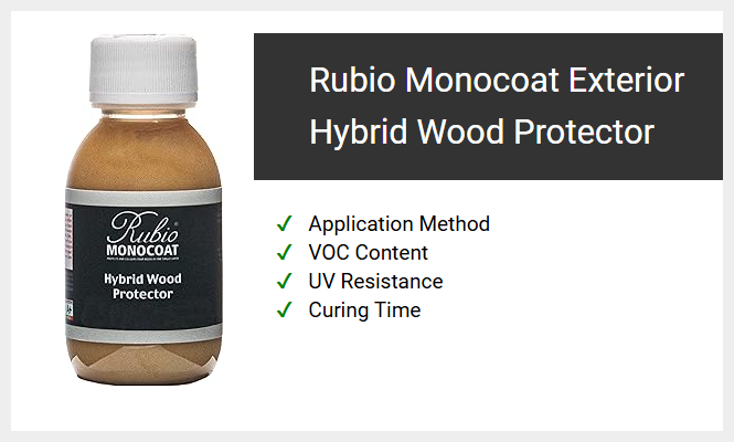 Rubio Monocoat Exterior Hybrid Wood Protector