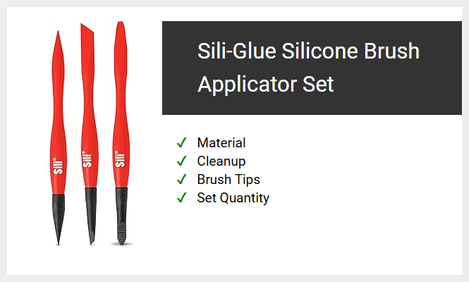 Sili-Glue Silicone Brush Applicator Set