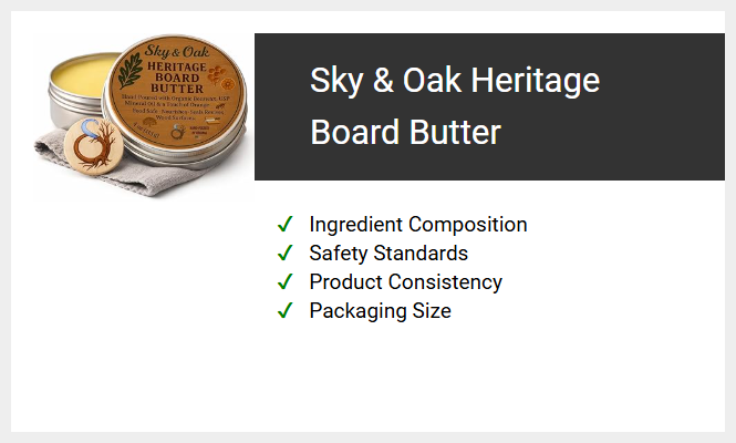Sky & Oak Heritage Board Butter
