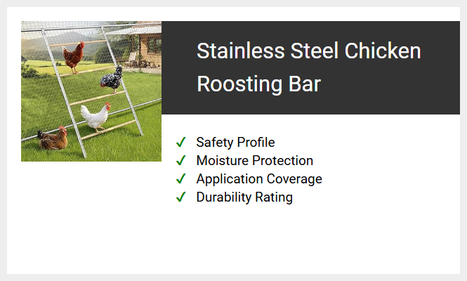 Stainless Steel Chicken Roosting Bar