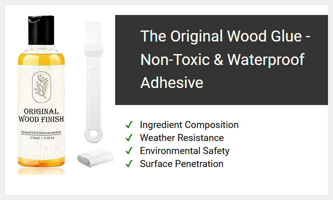The Original Wood Glue - Non-Toxic & Waterproof Adhesive
