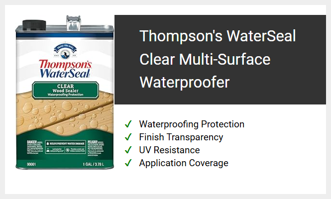 Thompson's WaterSeal Clear Multi-Surface Waterproofer