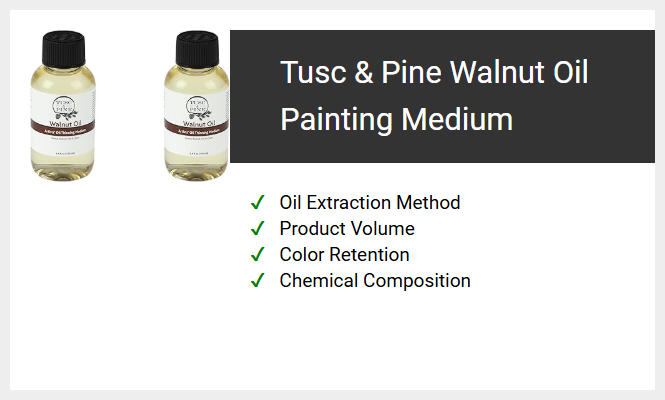 Tusc & Pine Walnut Oil Painting Medium