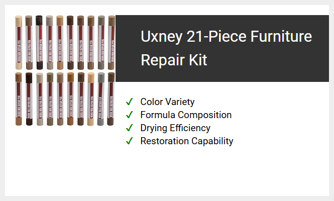 Uxney 21-Piece Furniture Repair Kit