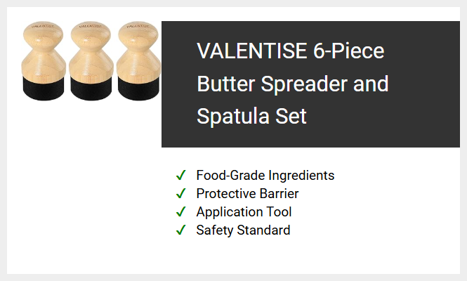 VALENTISE 6-Piece Butter Spreader and Spatula Set