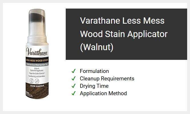 Varathane Less Mess Wood Stain Applicator (Walnut)