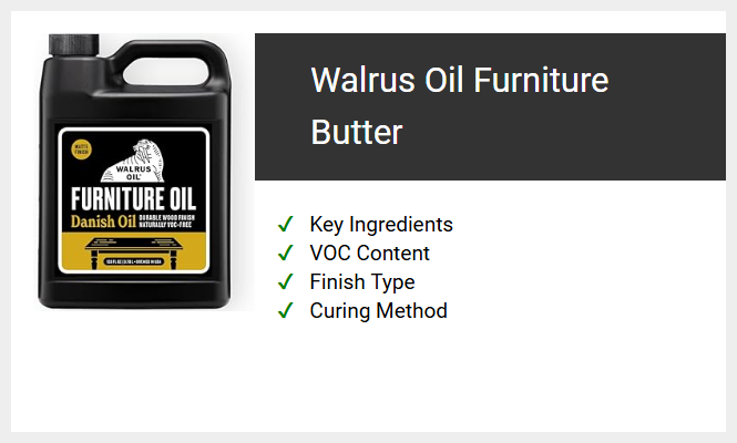 Walrus Oil Furniture Butter