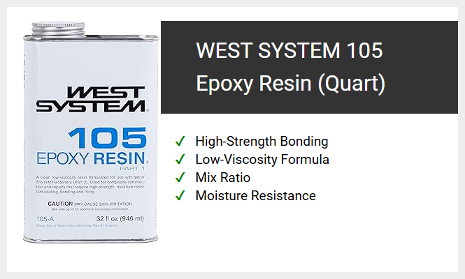 WEST SYSTEM 105 Epoxy Resin (Quart)