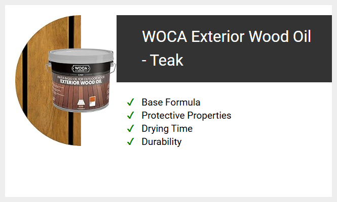 WOCA Exterior Wood Oil - Teak