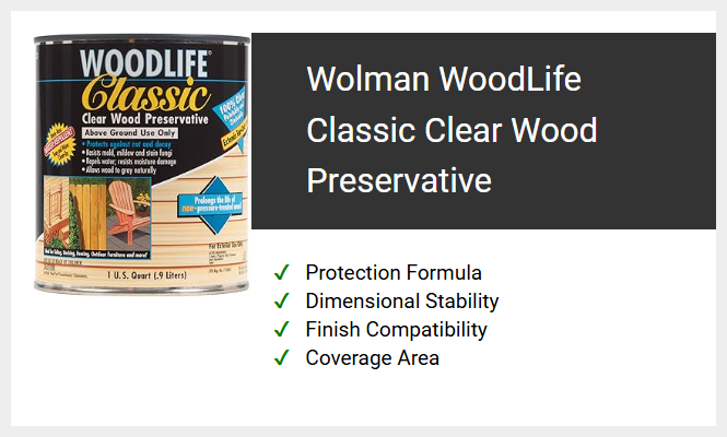 Wolman WoodLife Classic Clear Wood Preservative